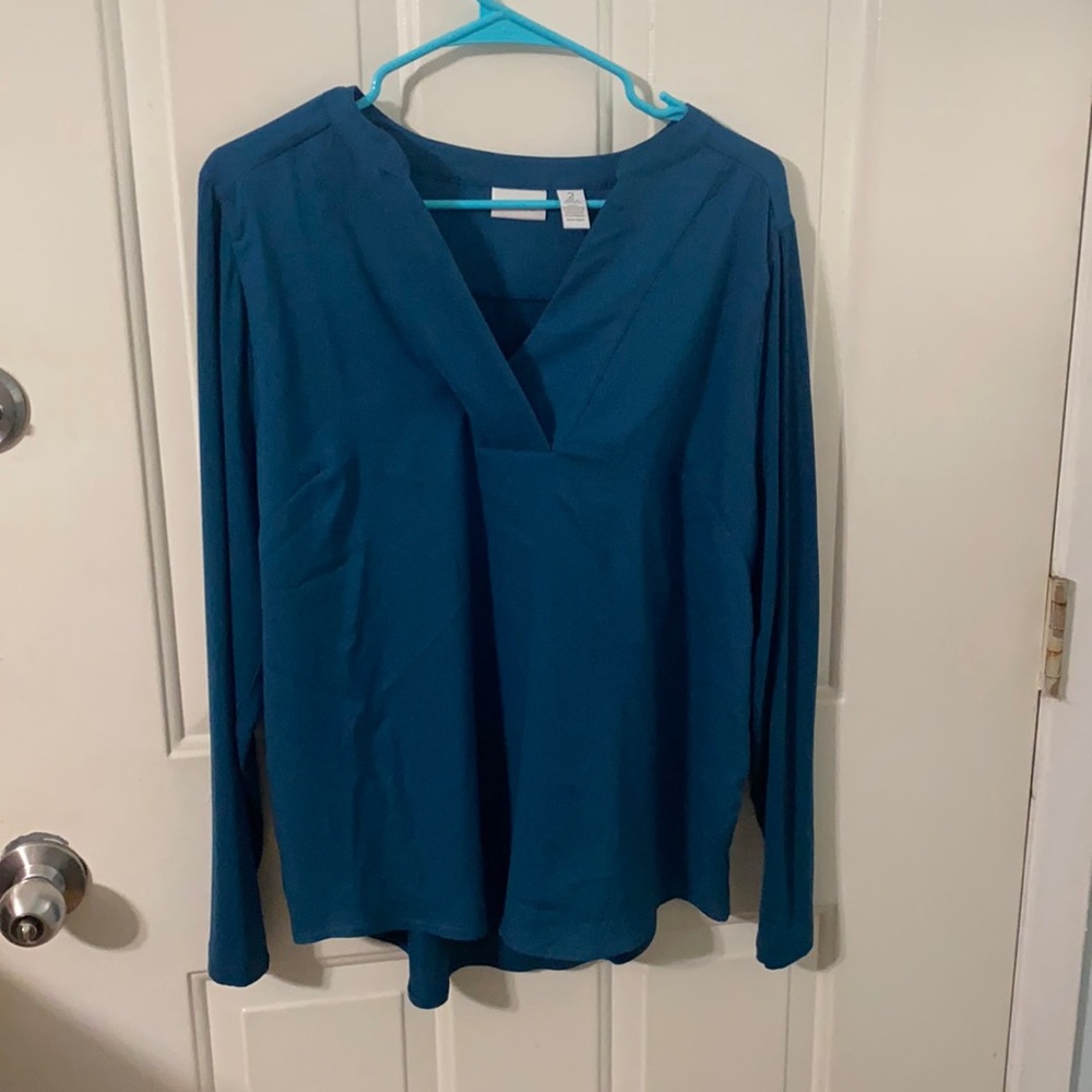 CHICO’S V-neck Long Sleeve